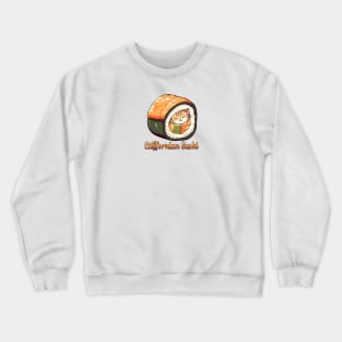 Catifornian sushi roll Orange Cat Crewneck Sweatshirt